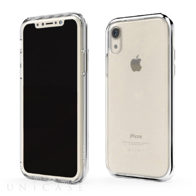 【iPhoneXR ケース】INFINITY CLEAR CASE (シルバー)