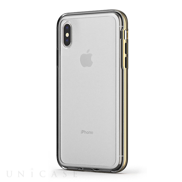 【iPhoneXS Max ケース】ACHROME SHIELD Premium CASE (クロームゴールド)