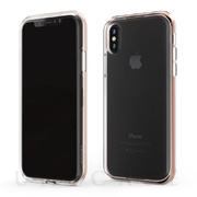 【iPhoneXS Max ケース】INFINITY CLEAR CASE (ローズゴールド)