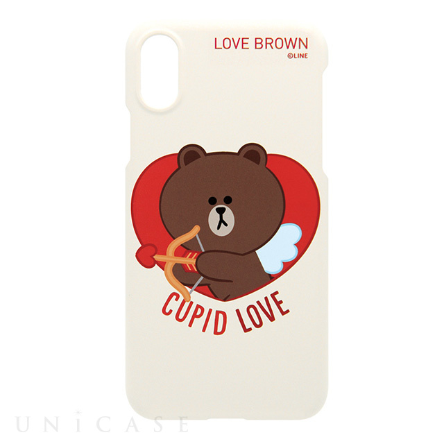 【iPhoneXR ケース】SLIM FIT CUPID LOVE (ブラウンキューピッド)