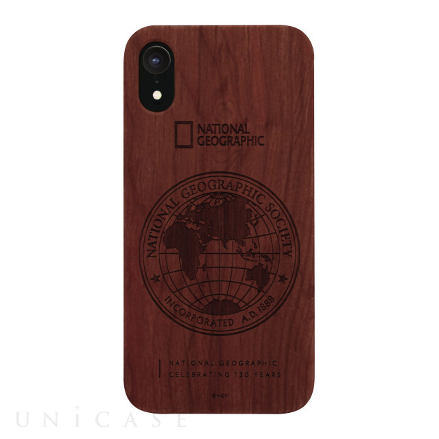 【iPhoneXR ケース】130th Anniversary case Nature Wood (ローズウッド)