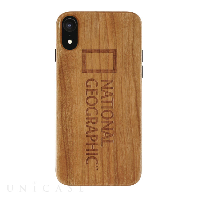 【iPhoneXR ケース】Nature Wood (チェリーウッド)