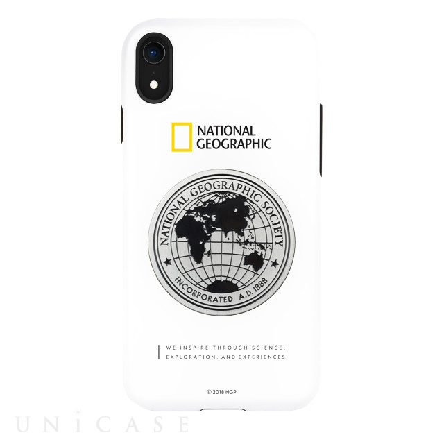 【iPhoneXR ケース】Global Seal Metal-Deco Case (ホワイト)