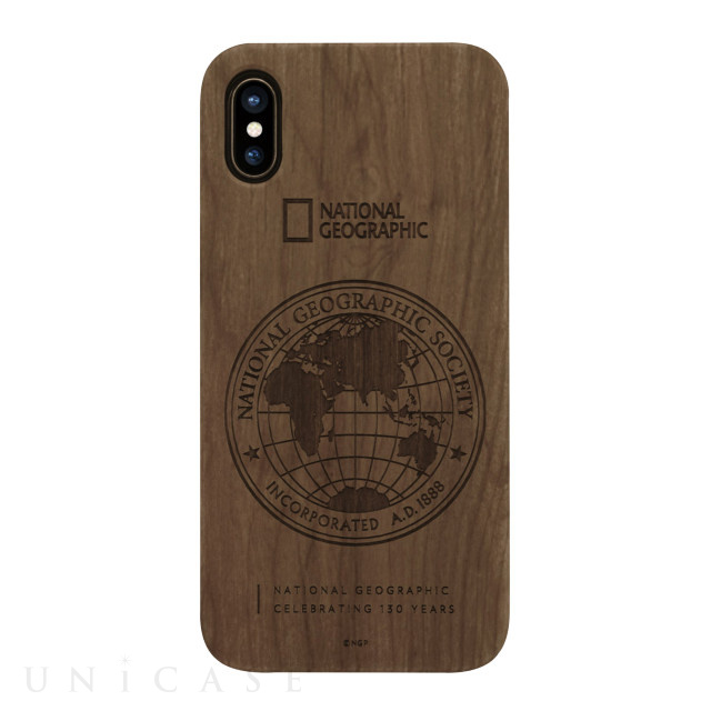 【iPhoneXS Max ケース】130th Anniversary case Nature Wood (ウォルナット)