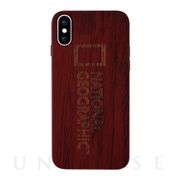 【iPhoneXS Max ケース】Nature Wood (ローズウッド)