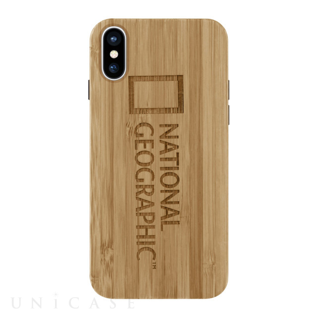 【iPhoneXS Max ケース】Nature Wood (バンブー)