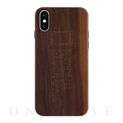 【iPhoneXS Max ケース】Nature Wood (ウォルナット)