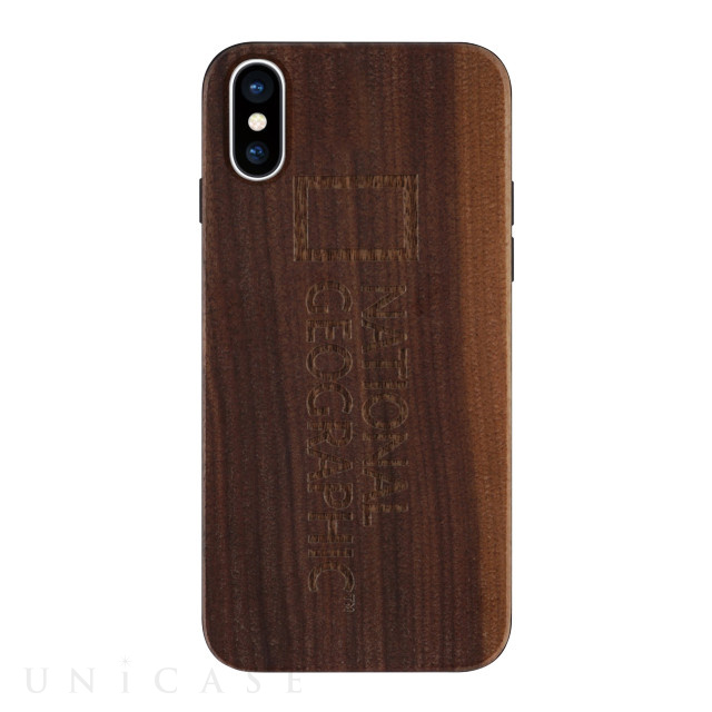 【iPhoneXS Max ケース】Nature Wood (ウォルナット)