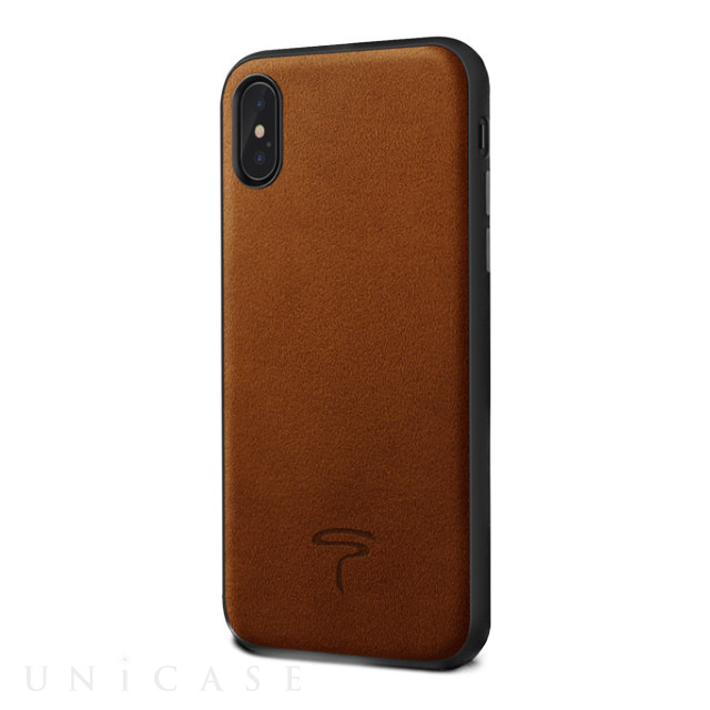 【iPhoneXS/X ケース】Alcantara (Brown)