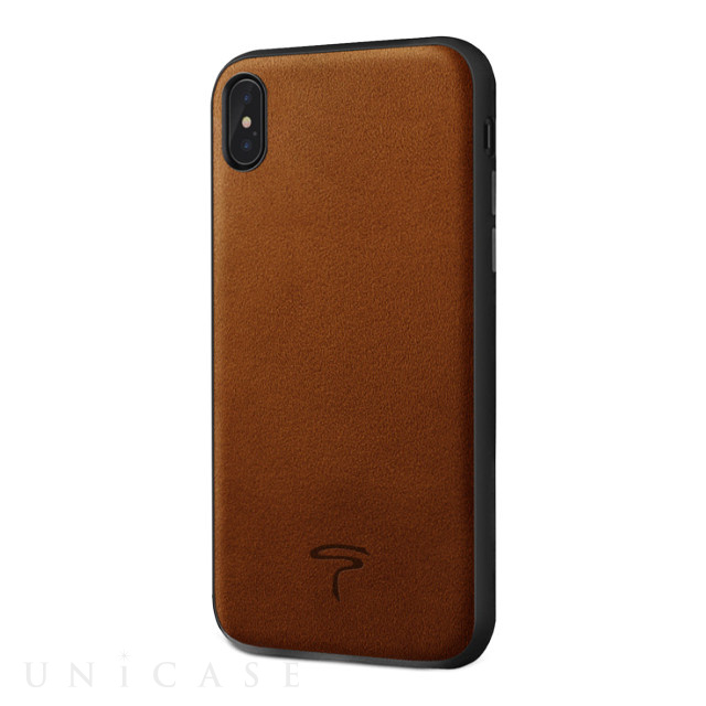 【iPhoneXS Max ケース】Alcantara (Brown)