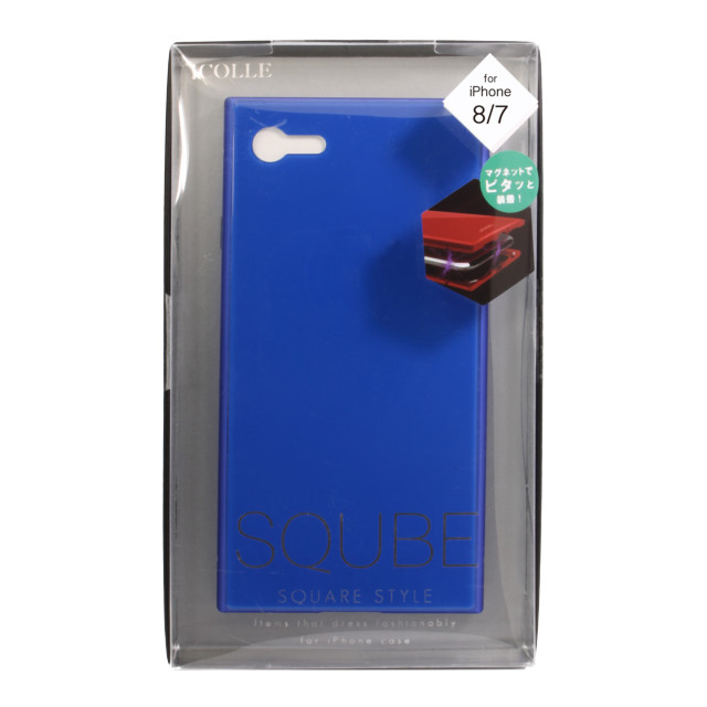 【iPhone8/7 ケース】SQUBE PREMIUM CASE (ブルー)サブ画像