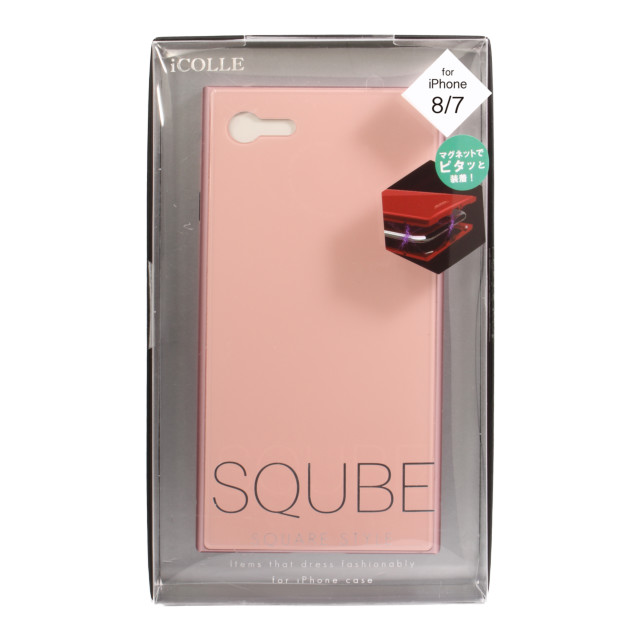 【iPhone8/7 ケース】SQUBE PREMIUM CASE (ピンク)サブ画像