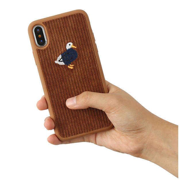 【iPhoneXS Max ケース】CORDUROY BUCKLE BARTYPE (ダック/ブラウン)goods_nameサブ画像