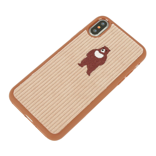 【iPhoneXS Max ケース】CORDUROY BUCKLE BARTYPE (ベア/ブラウン)goods_nameサブ画像