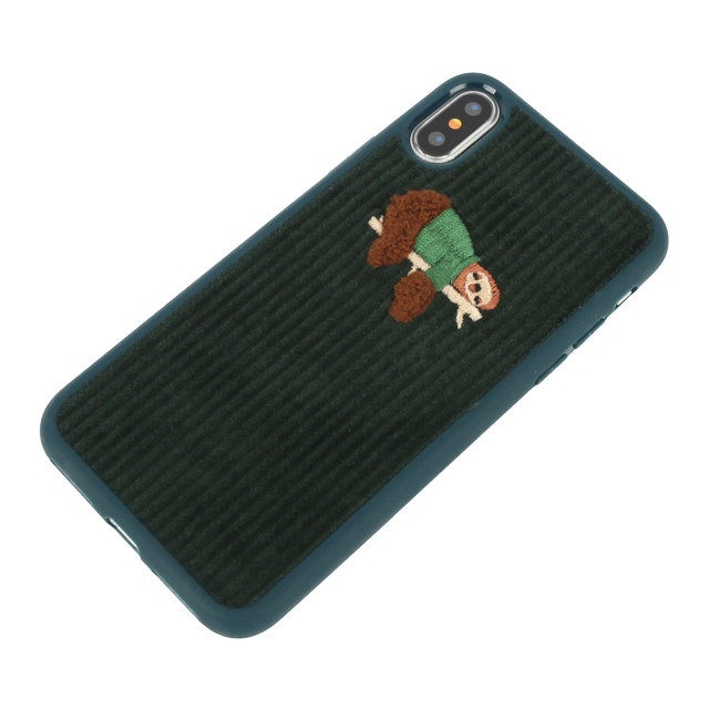 【iPhoneXS Max ケース】CORDUROY BUCKLE BARTYPE (スロース/グリーン)goods_nameサブ画像