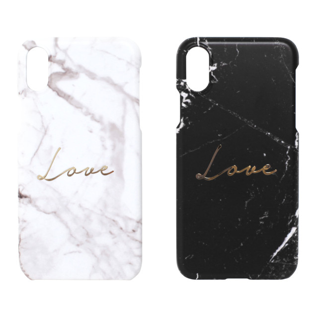 【iPhoneXS/X ケース】Marble love Bar (ホワイト)goods_nameサブ画像