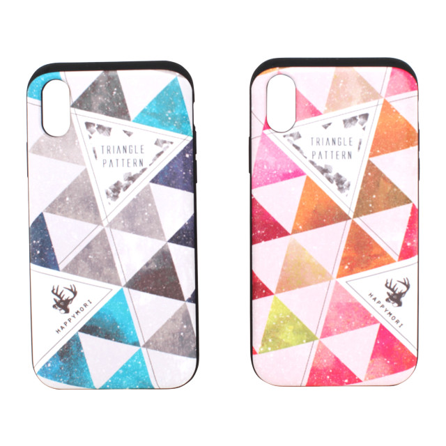 【iPhoneXS/X ケース】Triangle Pattern Bar (ブルー)goods_nameサブ画像