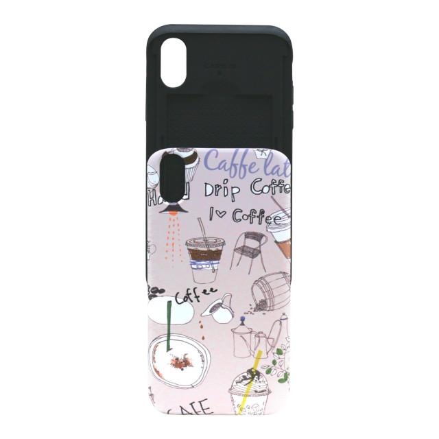 【iPhoneXS/X ケース】Card slide Cat Couple (ホワイト)サブ画像