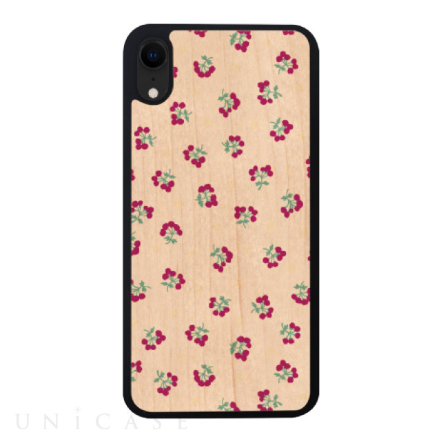 【iPhoneXR ケース】ウッディフォトケース (Wild flower)