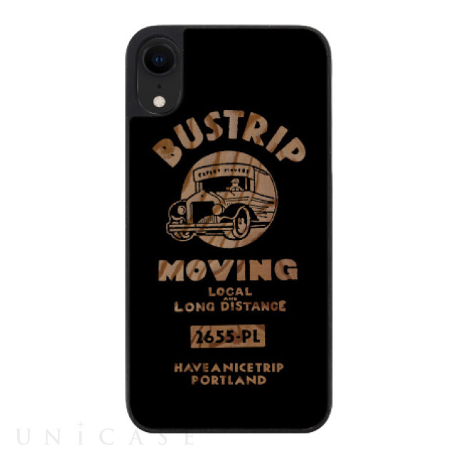 【iPhoneXR ケース】ウッドカービングケース (BUSTRIP MOVING)