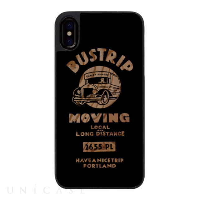 【iPhoneXS Max ケース】ウッドカービングケース (BUSTRIP MOVING)