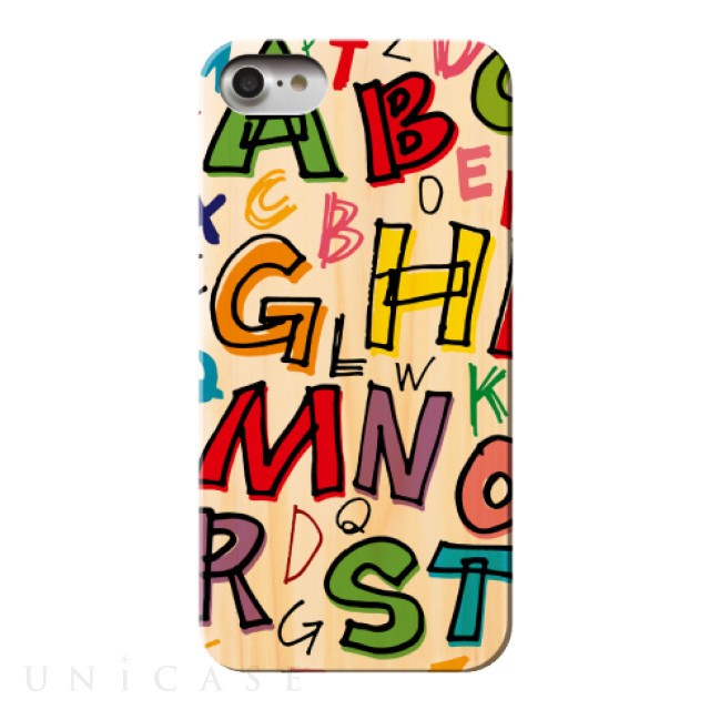 【iPhone8/7/6s/6 ケース】ウッディフォトケース (Graffiti)