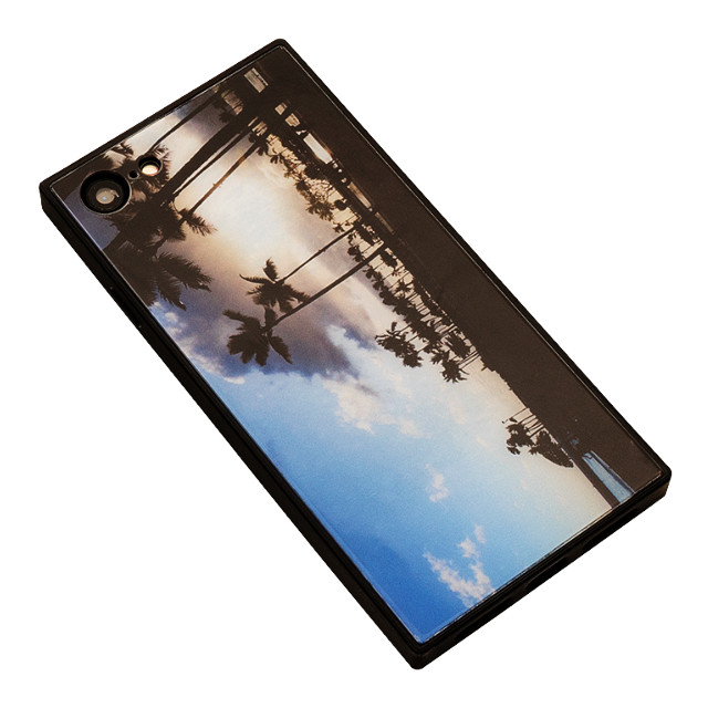 【iPhone8/7 ケース】KWH スクエア型 ガラスケース (SUNSET)サブ画像