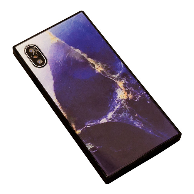 【iPhoneXS/X ケース】KWH スクエア型 ガラスケース (OPAL BLU)goods_nameサブ画像