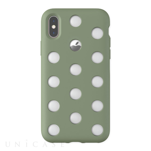 【iPhoneXS/X ケース】Layer Case (Clay Green)