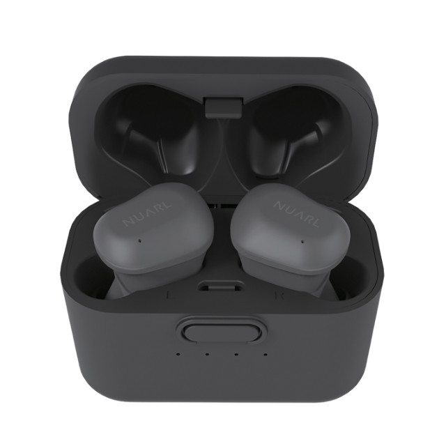 【完全ワイヤレスイヤホン】NT01L-DG True Wireless Stereo Earphones (ダークグレイ)サブ画像