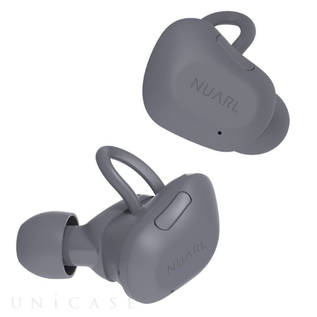 【完全ワイヤレスイヤホン】NT01L-DG True Wireless Stereo Earphones (ダークグレイ)