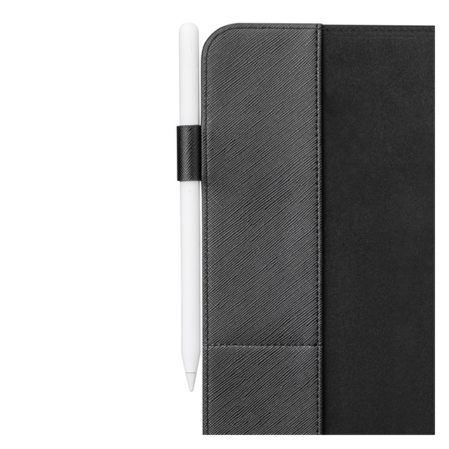 【iPad Pro(12.9inch)(第3世代) ケース】“EURO Passione” Book PU Leather Case (Black)サブ画像