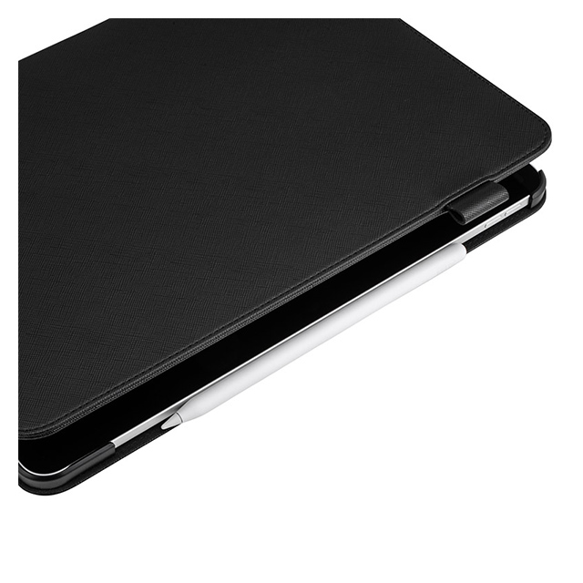 【iPad Pro(12.9inch)(第3世代) ケース】“EURO Passione” Book PU Leather Case (Black)サブ画像