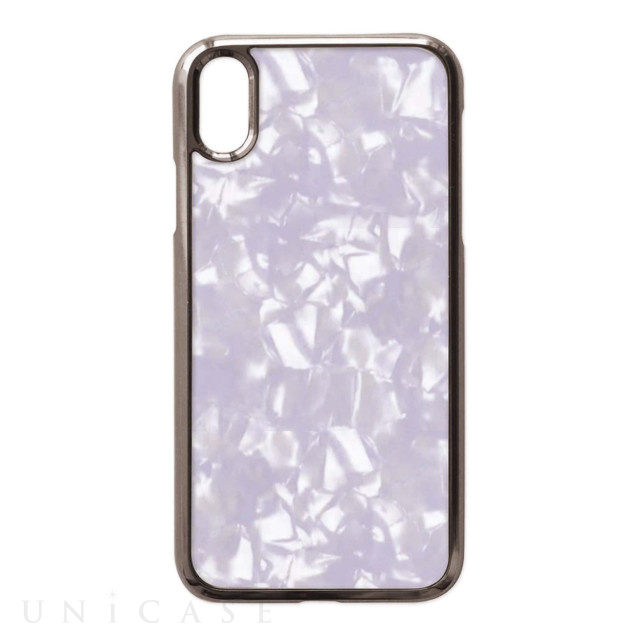 【iPhoneXR ケース】Hologram case (Lavender hologram)