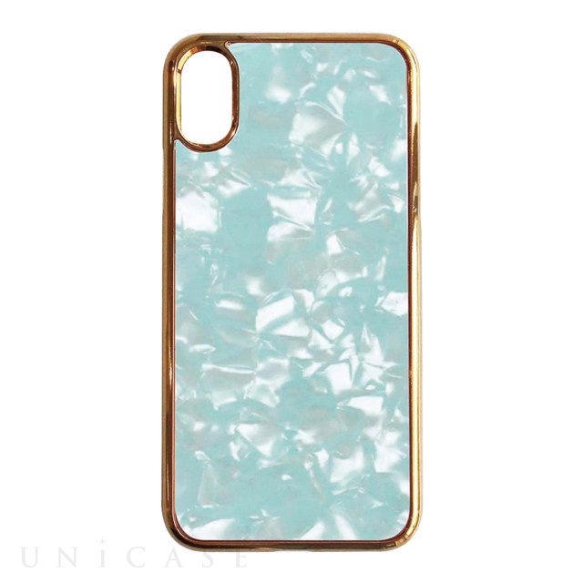 【iPhoneXS/X ケース】Hologram case (Mintgreen hologram)