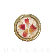 Smartphone ring (Rose red petals...