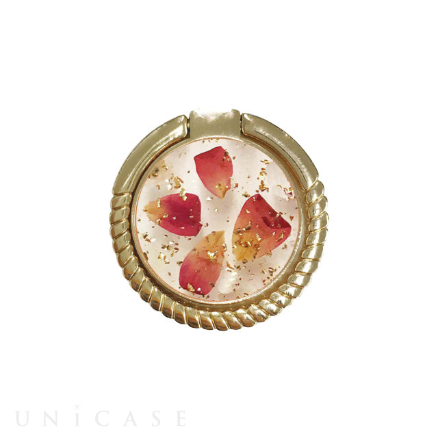 Smartphone ring (Rose red petals)