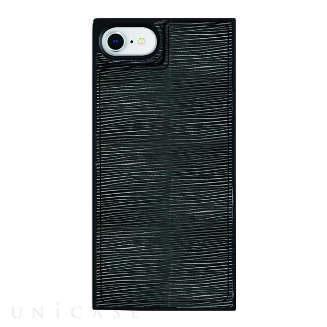 【iPhoneSE(第2世代)/8/7/6s/6 ケース】Square Mirror Case (Willow Black)