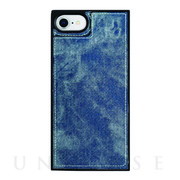 【iPhoneSE(第2世代)/8/7/6s/6 ケース】Square Mirror Case (Indigo denim)