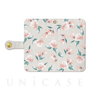 【マルチ スマホケース】COIN MOTIF CASE (Retro flowers_Ivory)