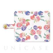 【マルチ スマホケース】COIN MOTIF CASE (Watercolor rose)