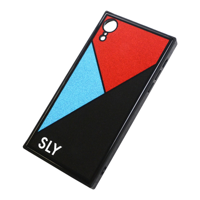 【iPhoneXR ケース】SLY 背面ガラスケース (ラメガラス_BLACK])goods_nameサブ画像