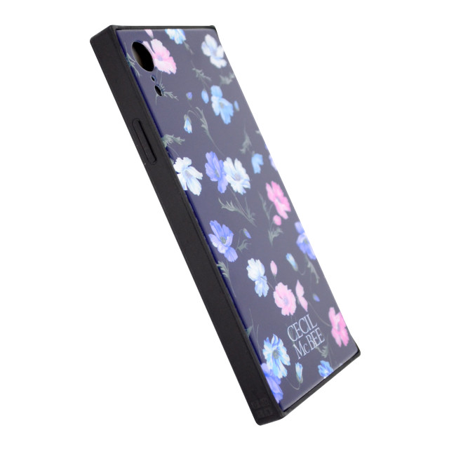 【iPhoneXR ケース】CECIL McBEE 背面ガラスケース (小花柄/NAVY)goods_nameサブ画像