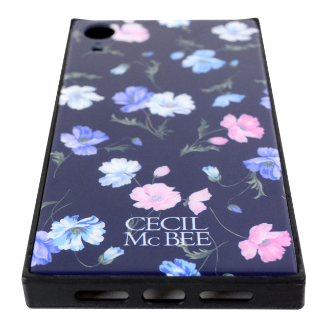 【iPhoneXR ケース】CECIL McBEE 背面ガラスケース (小花柄/NAVY)goods_nameサブ画像