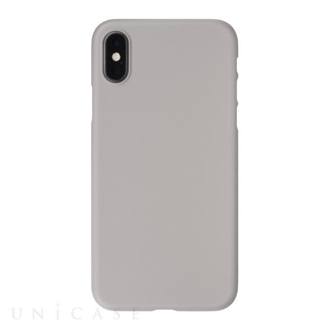 【iPhoneXS ケース】Air Jacket (Rubber Gray)