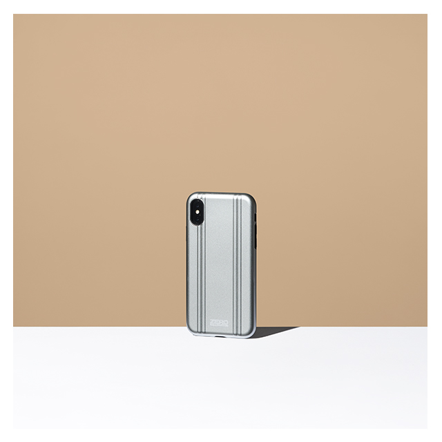 【アウトレット】【iPhoneX ケース】ZERO HALLIBURTON Hybrid Shockproof case for iPhone X(SILVER)goods_nameサブ画像