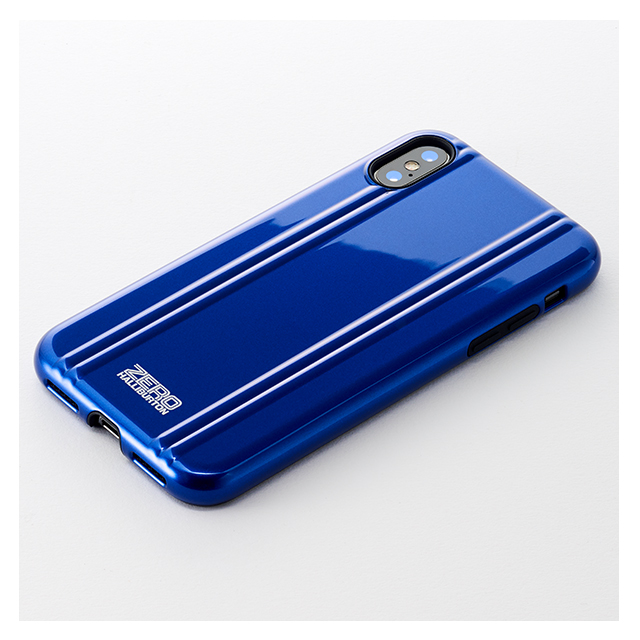 【アウトレット】【iPhoneX ケース】ZERO HALLIBURTON Hybrid Shockproof case for iPhone X(BLUE)サブ画像