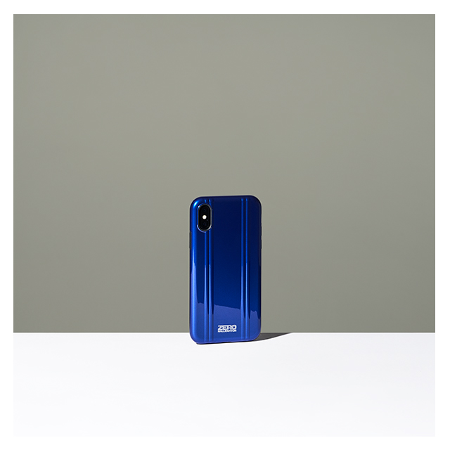 【アウトレット】【iPhoneX ケース】ZERO HALLIBURTON Hybrid Shockproof case for iPhone X(BLUE)サブ画像