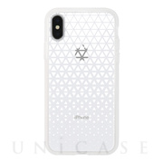 【アウトレット】【iPhoneXS/X ケース】MONOCHROME CASE for iPhoneXS/X (Triangle Pattern White)