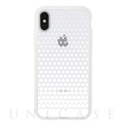 【アウトレット】【iPhoneXS/X ケース】MONOCHROME CASE for iPhoneXS/X (Gradation Dot White)